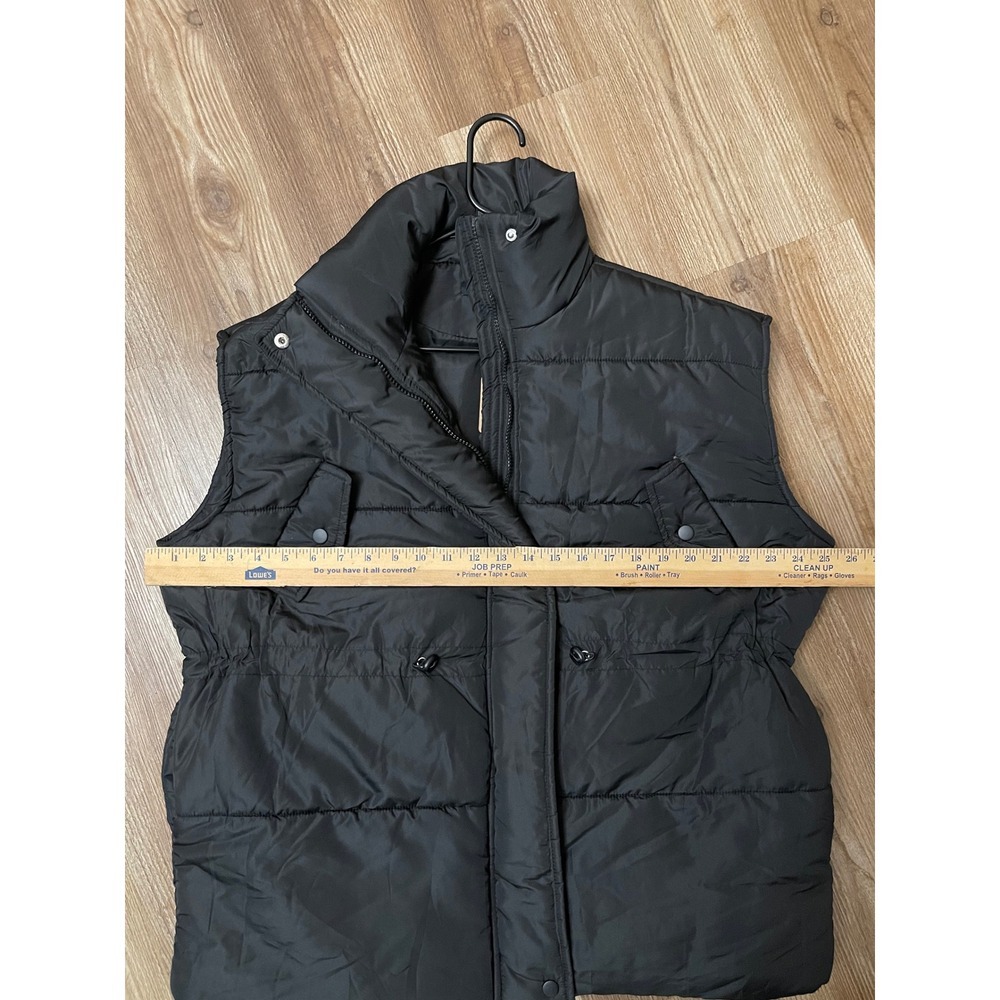 Blu Pepper Puffer Vest Black Size Medium New with Tags - Picture 8 of 9
